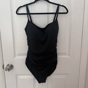 La Blanca Black One-Piece Swimsuit Size 12